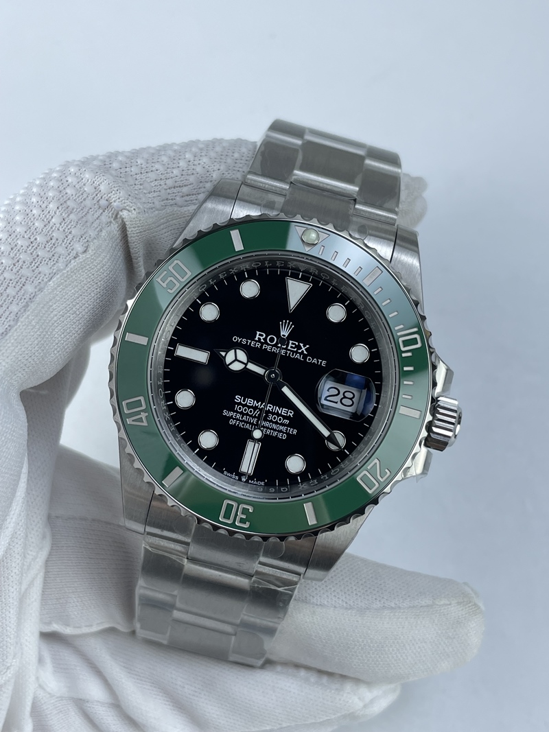 (준비완료/특급배송)NO.2413/VS공장 롤렉스 서브마리너 신형 그린 스타벅스 41미리