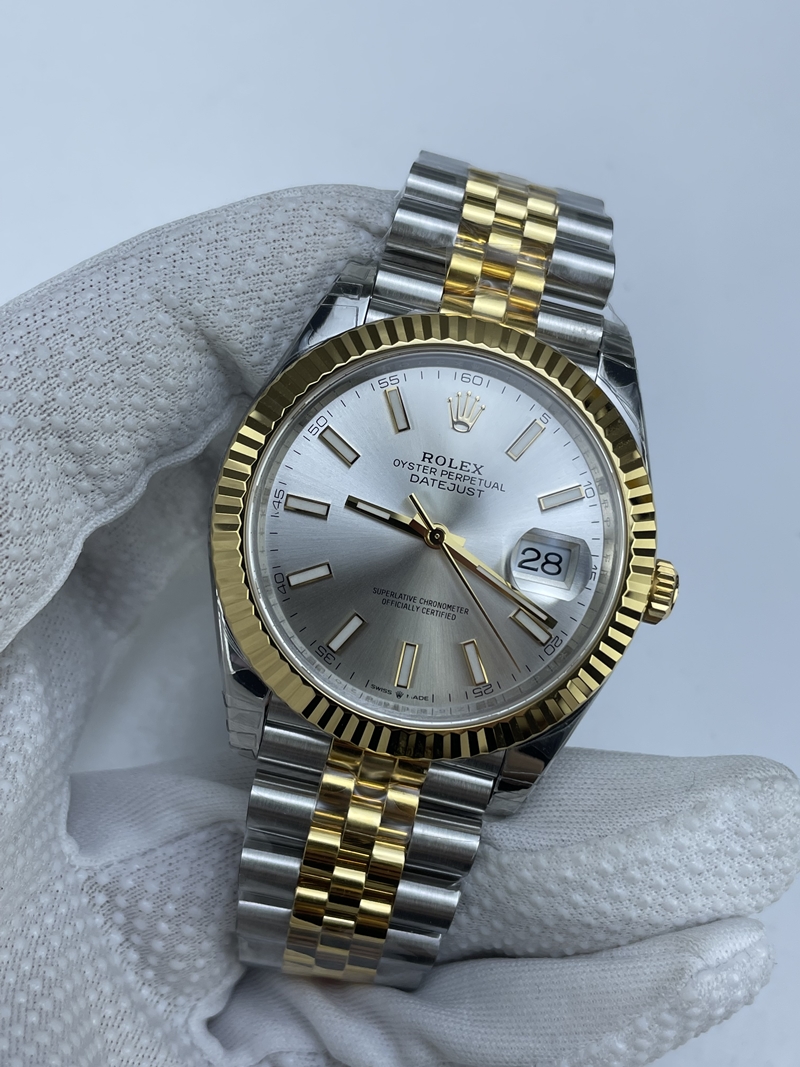 (준비완료/특급배송 )NO.2567/VS공장 롤렉스 데이저스트 41미리 콤비 블랙 실버