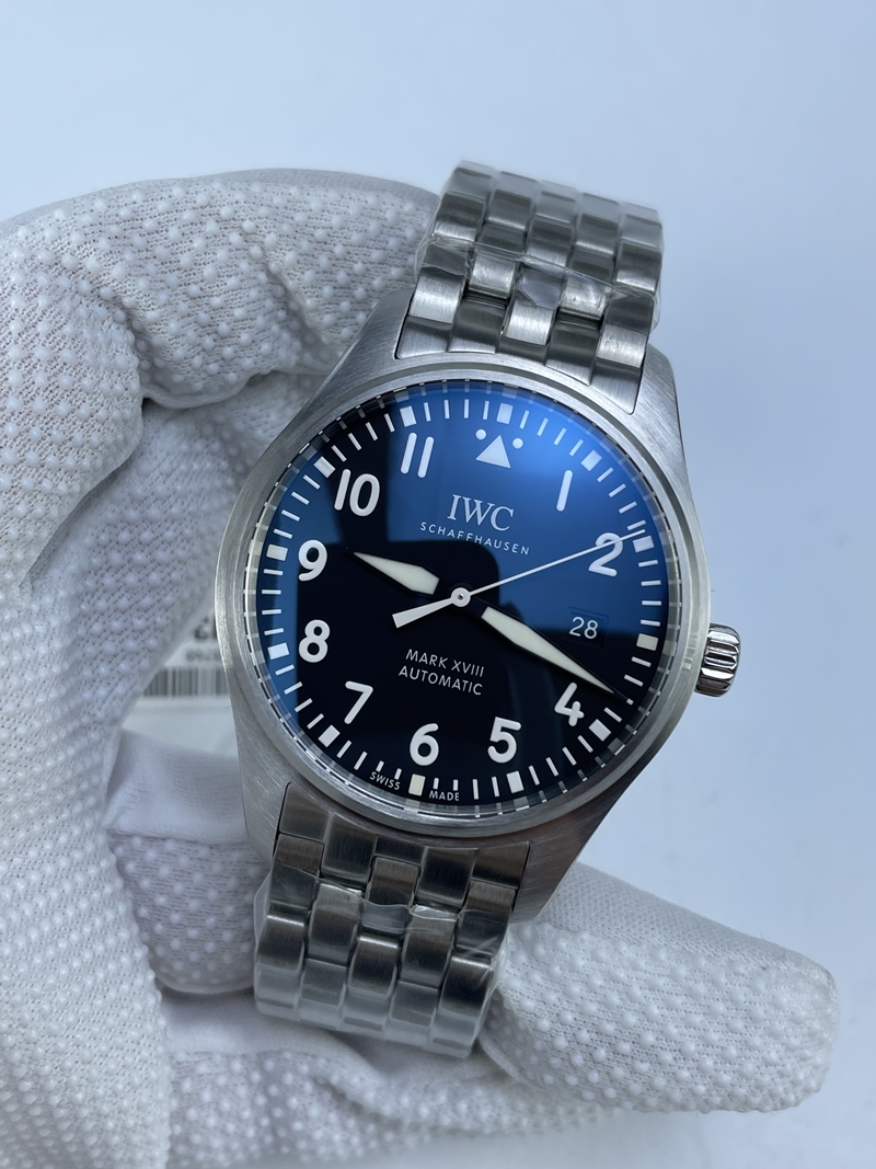 (준비완료/특급배송)NO.2910/V7공장 IWC 파일럿 마크18 블랙다이얼