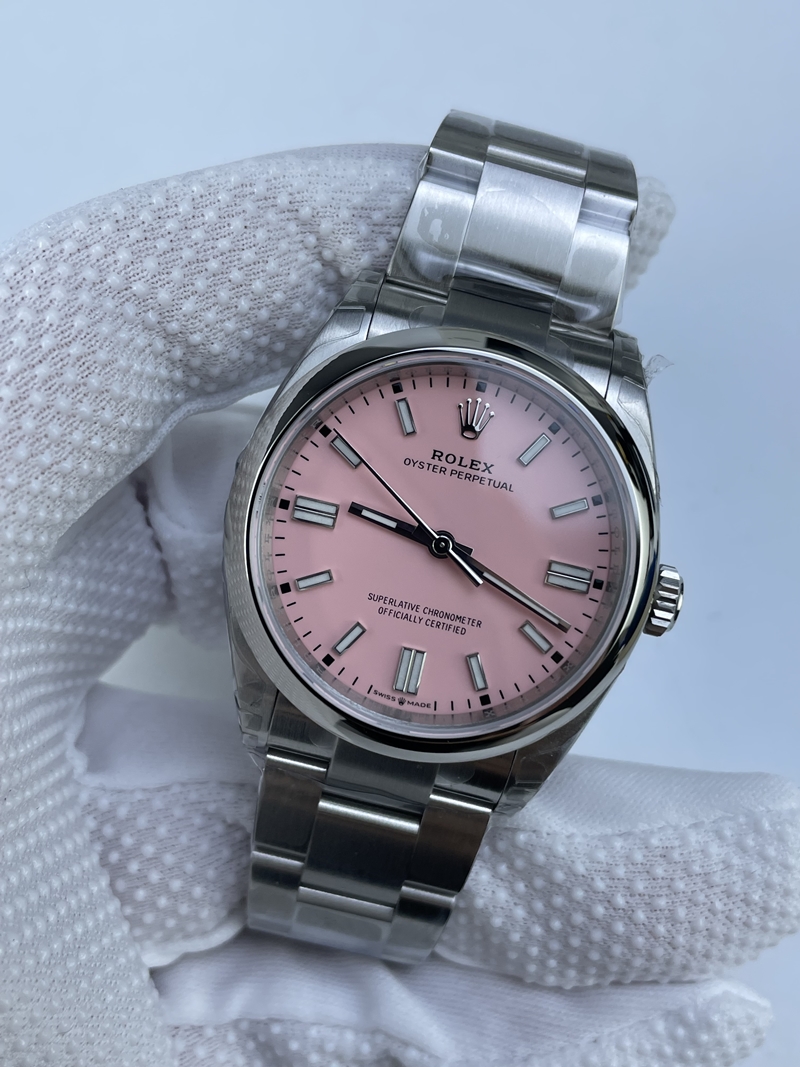 (준비완료/특급배송)NO.2956/VS공장 롤렉스 오이스터퍼페츄얼 36미리 핑크 다이얼
