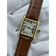 (준비완료/특급배송)NO.3409/AF공장 까르띠에 탱크머스트 22미리 스몰사이즈 옐로우골드